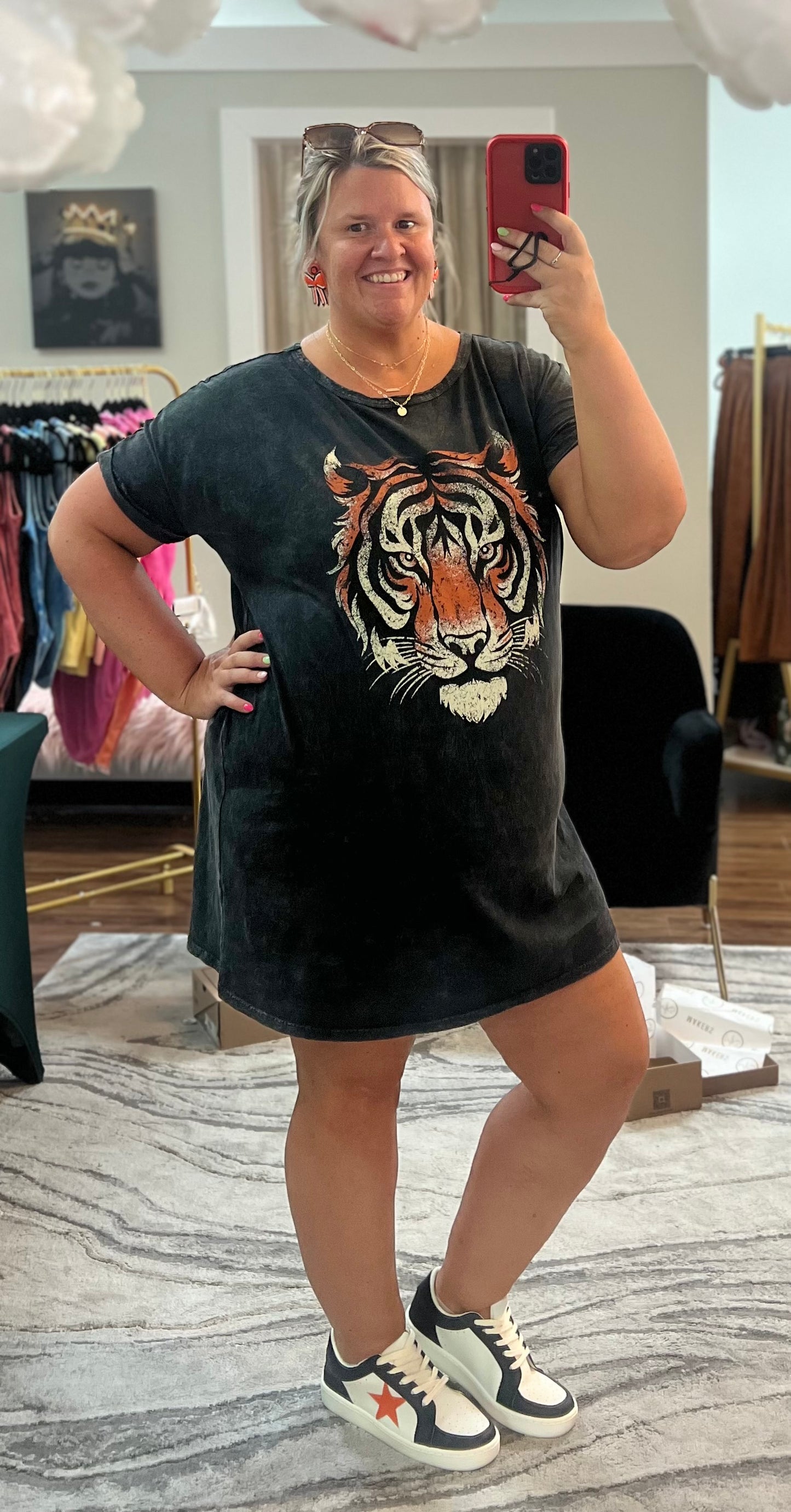 Wildly Chic Tiger Dress