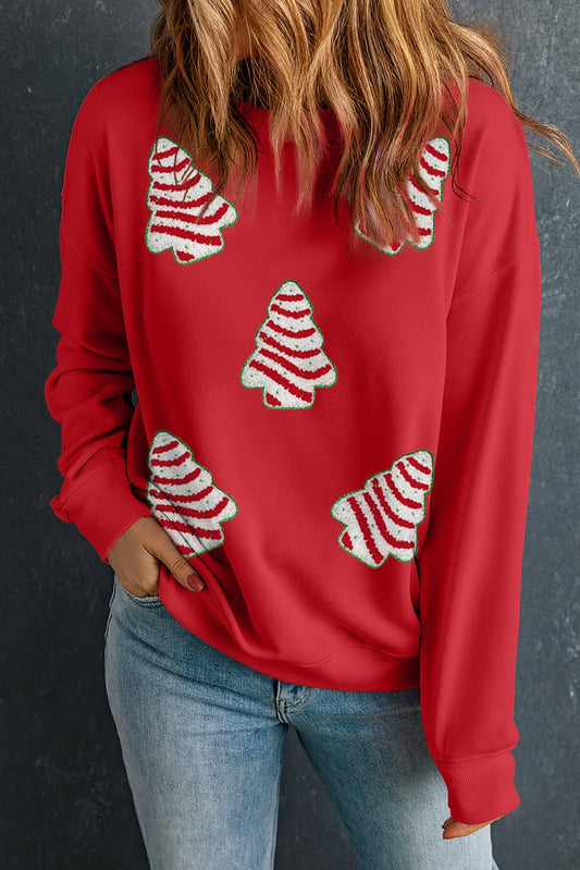 Christmas Tree Patch Pullover