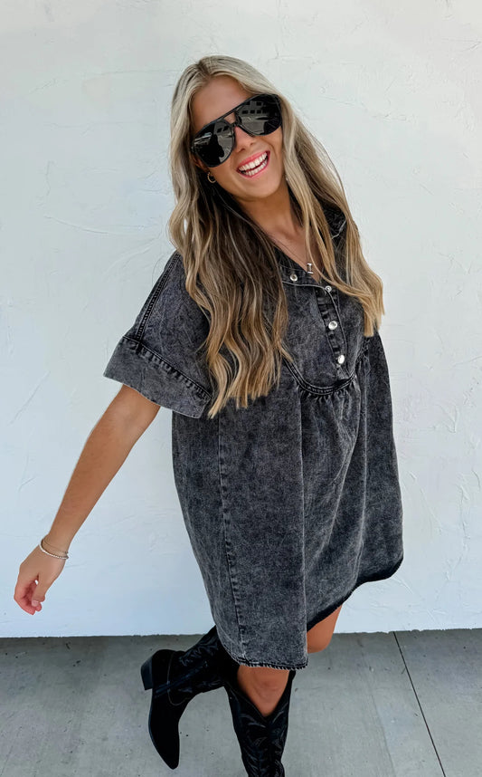 Last Dance Denim Dress